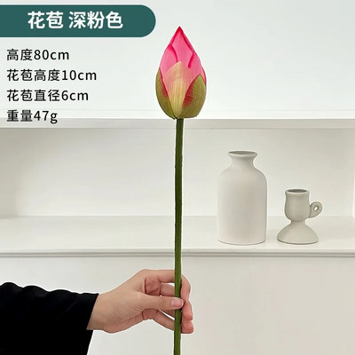 Imituotas lotoso lotoso lapų dirbtinių gėlių dekoravimas Namų svetainės gėlių kompozicijos dekoravimas