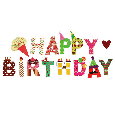 1db szett 9 8 láb szivárványos papírkártya Boldog születésnapot felirat Boldog születésnapot szalaghirdetés születésnapi partihoz születésnapi szalaghirdetés