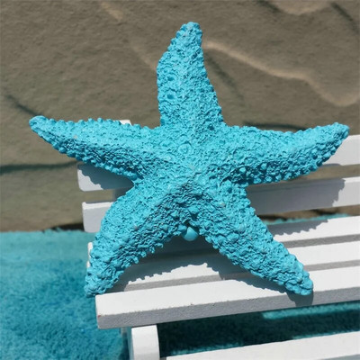 1 vnt Viduržemio jūros regiono papuošalai, stiliaus derva Starfish Ocean Home žuvų tanko šaudymo rekvizitai, mini 7,5 cm sienų dekoracijos