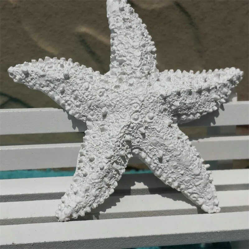1 vnt Viduržemio jūros regiono papuošalai, stiliaus derva Starfish Ocean Home žuvų tanko šaudymo rekvizitai, mini 7,5 cm sienų dekoracijos