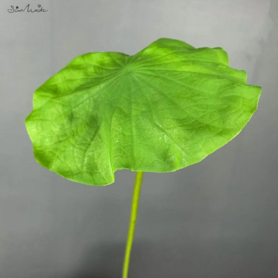 SunMade nagy lótusz selyem művirágok otthoni kert dekoráció hamis növények Lótuszlevelek virágkötészet Flores Artificales