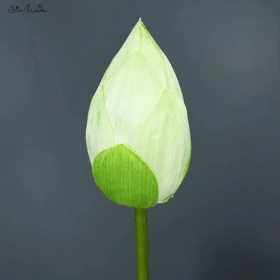 SunMade nagy lótusz selyem művirágok otthoni kert dekoráció hamis növények Lótuszlevelek virágkötészet Flores Artificales
