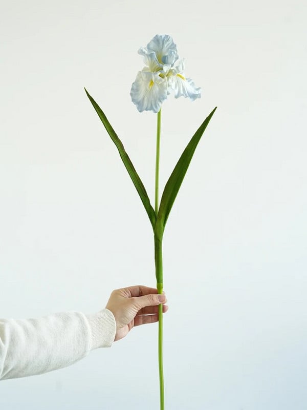 Floare artificială de iris violet PU Eleganță pentru decorarea interioară Camera de zi Petrecere de nuntă Aranjamente florale de iris realistică de primăvară