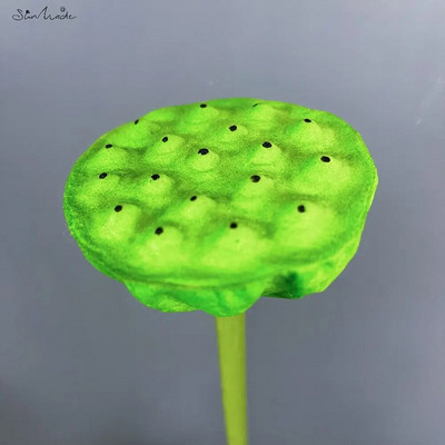 SunMade kiváló minőségű lótusz selyem művirág Lotus maghüvelyek otthoni esküvői kerti dekoráció növények műtermékek hamis növények