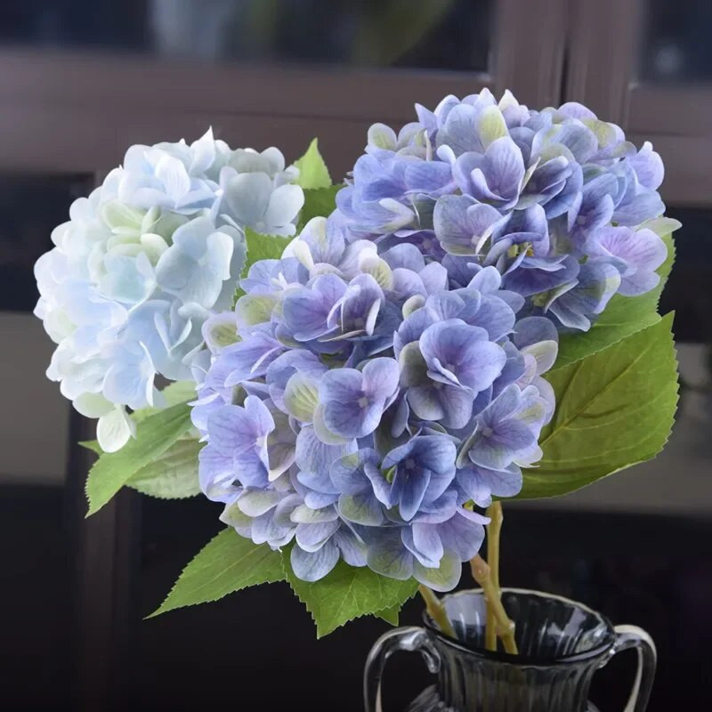 DIA 20cm 3D trükkimine Hortensia kunstlik hortensia pulmakaunistuste simulatsioonilill