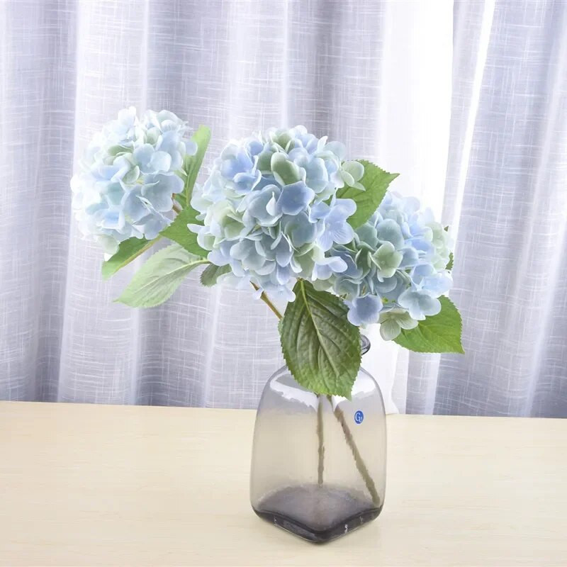 DIA 20cm 3D trükkimine Hortensia kunstlik hortensia pulmakaunistuste simulatsioonilill