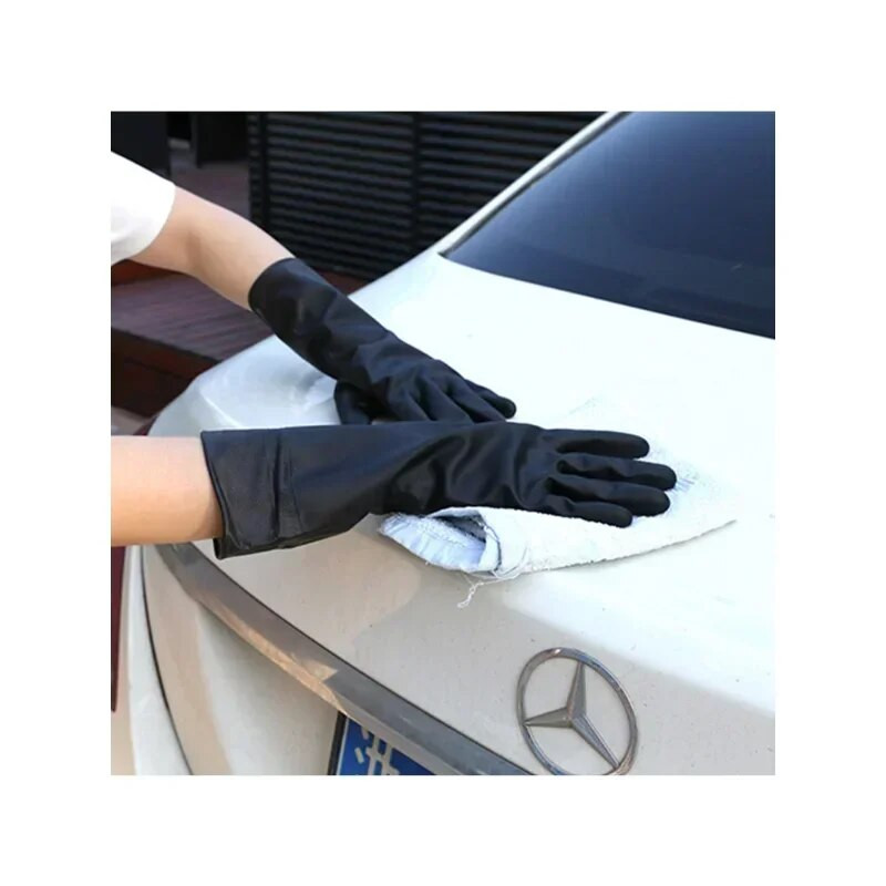 1 par crnih rukavica Rukavice za pranje kuće Rukavice za čišćenje Vrtna kuhinja Prsti za suđe Gumene rukavice za pranje posuđa Rukavice za čišćenje u kućanstvu