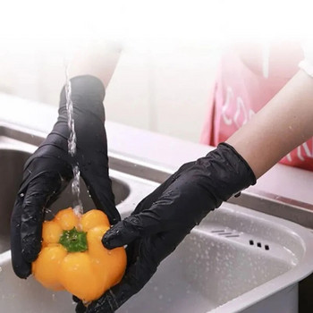 2/10 БР. Нитрилови ръкавици за еднократна употреба Кухненски латексови инструменти за почистване без прах Водоустойчиви лабораторни домакински ремонтни готварски ръкавици