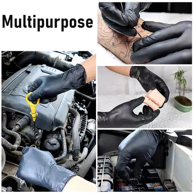 2/10 KOM Jednokratne nitrilne rukavice Kuhinjske lateks alati za čišćenje bez pudera Vodootporne laboratorijske rukavice za kuhanje u kućanstvu