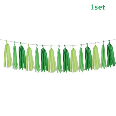 1 σετ Animal Cartoon Birthday Banner Jungle Safari 1st Birthday Animal Paper Garland Jungle Safari Rainforest Party Διακόσμηση