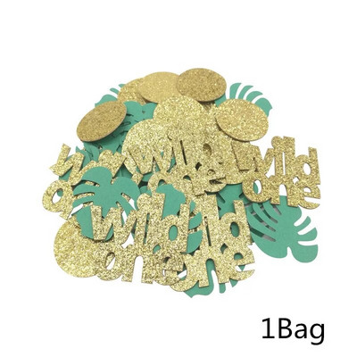 Životinje u džungli Dekoracija za zabavu Dječja rođendanska zabava Bunting Wild One Balon Konfeti Girlanda Obljetnica Bay Tuš pribor