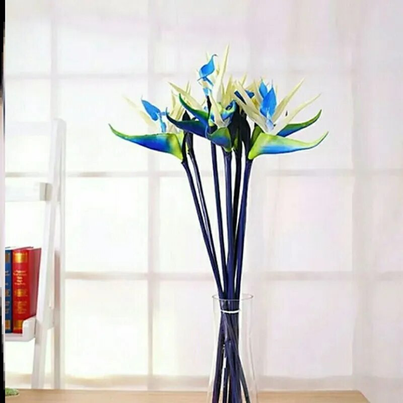 1db igazi érintés kis paradicsommadár műnövény művirág esküvői dekoráció alkalmas családi összejövetelekre és