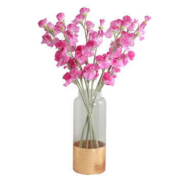 Μπουκέτο τεχνητού λουλουδιού Μεταξωτό γλυκό μπιζέλι ψεύτικα λουλούδια Τεχνητό φυτό διακοσμητικά λουλούδια Διακόσμηση σπιτιού Διακόσμηση γάμου