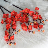 Mesterséges Wintersweet virágág esküvői csokor Kiegészítők Esküvői Hamis növények Dekoráció Kültéri növények központi elemei rendezvényekhez