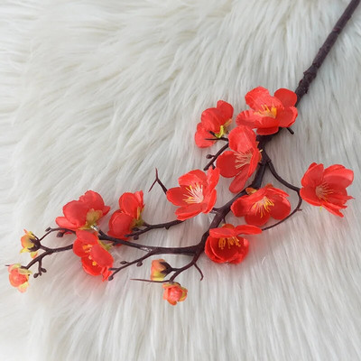 Mesterséges Wintersweet virágág esküvői csokor Kiegészítők Esküvői Hamis növények Dekoráció Kültéri növények központi elemei rendezvényekhez