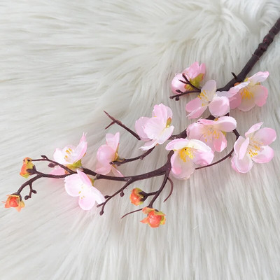 Mesterséges Wintersweet virágág esküvői csokor Kiegészítők Esküvői Hamis növények Dekoráció Kültéri növények központi elemei rendezvényekhez