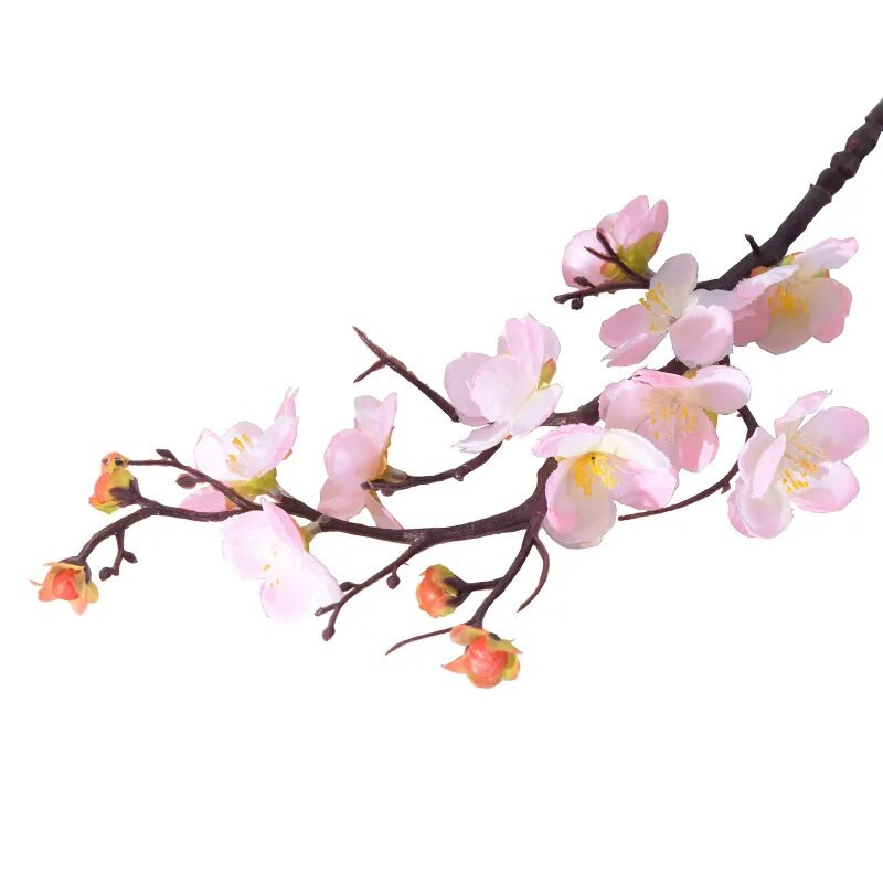 Mesterséges Wintersweet virágág esküvői csokor Kiegészítők Esküvői Hamis növények Dekoráció Kültéri növények központi elemei rendezvényekhez