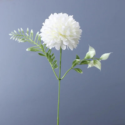 DIY mesterséges selyem csokor pitypang eukaliptusz Otthon Nappali Szállodai Esküvő Virágkötészeti Hamis virágok Növény dekoráció