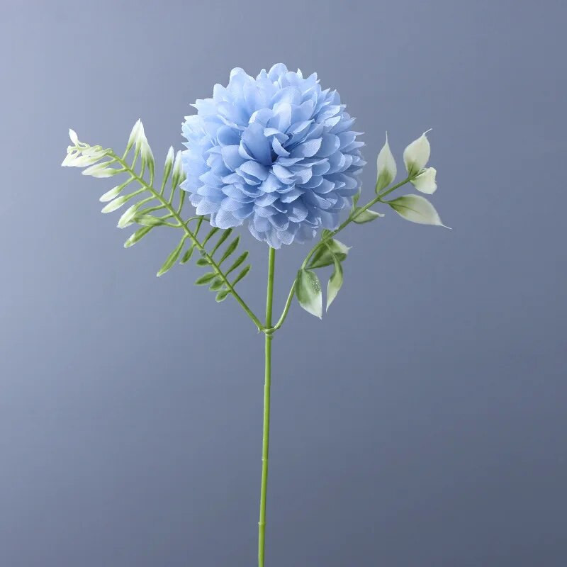 DIY mesterséges selyem csokor pitypang eukaliptusz Otthon Nappali Szállodai Esküvő Virágkötészeti Hamis virágok Növény dekoráció