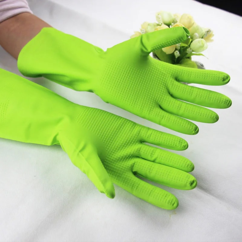 Kuhinjski alat Vodootporno pranje posuđa za čišćenje posuđa za pranje posuđa u kućanstvu Ponovljive rukavice od nitrilne gume