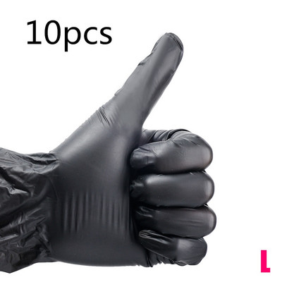 10kom PVC rukavica za jednokratnu upotrebu, laboratorij za čišćenje od lateksa, nitrilne rukavice, vodootporne bez alergija, sigurnosne mehaničarske rukavice za vrt, kuhinju