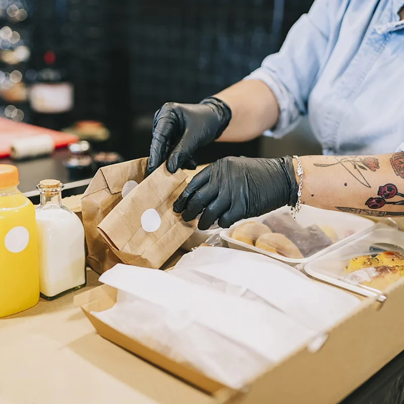 10kom PVC rukavica za jednokratnu upotrebu, laboratorij za čišćenje od lateksa, nitrilne rukavice, vodootporne bez alergija, sigurnosne mehaničarske rukavice za vrt, kuhinju