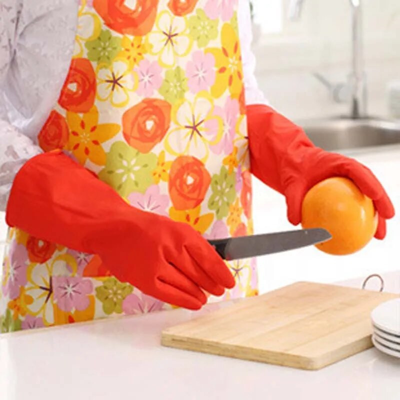 Vodootporna rukavica za pranje posuđa u kućanstvu Gumena rukavica za čišćenje protiv prašine
