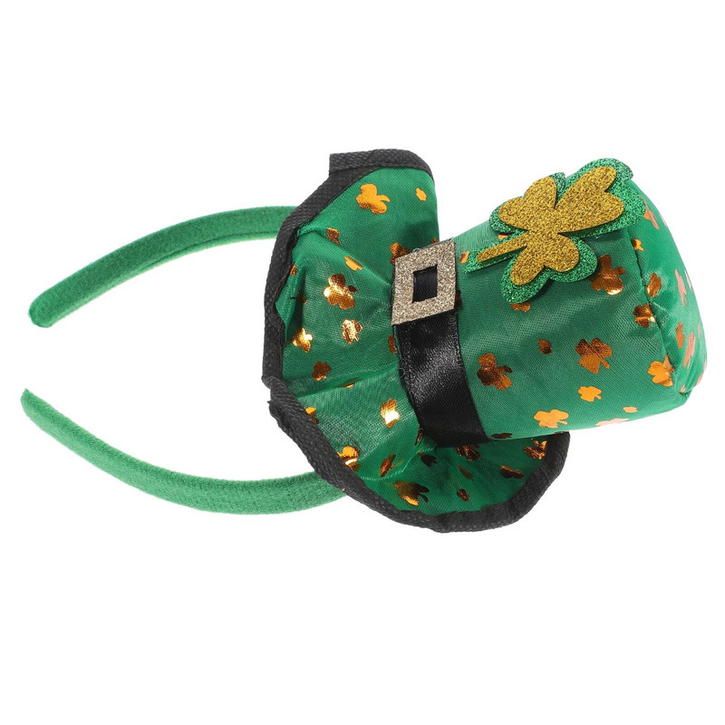 Šv. Patriko kepurė Patriko dienos kostiumai makiažas Patriko drabužių audinys Šventųjų plaukų aksesuarai