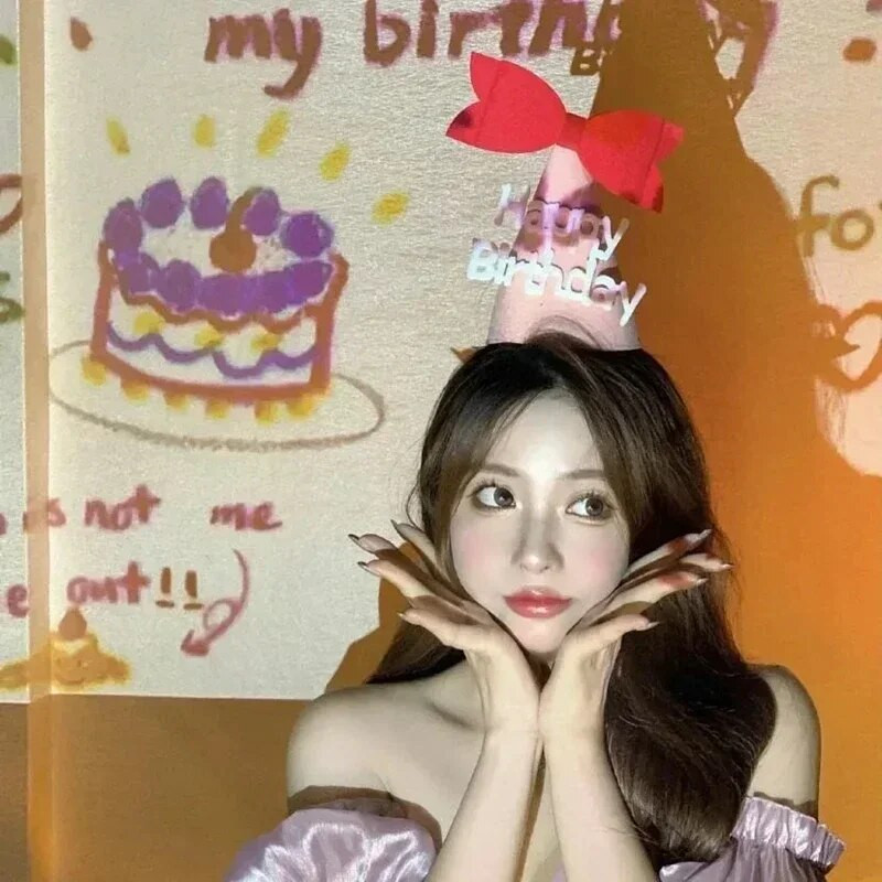 Kreativna rođendanska kapa Rođendanska proslava Kruna za sretan rođendan Dekoracija za mladenku Šešir za dječju zabavu Dekoracija za fotografije 생일모자