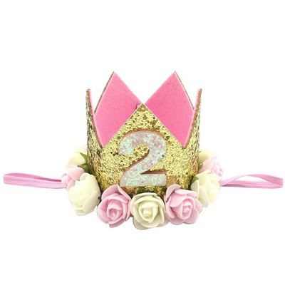 1 2 3 boldog születésnapot korona fejpántos sapka gyerekeknek 1. 2. 3. születésnapi parti dekoráció babazuhany dekoráció baba születésnapi sapka