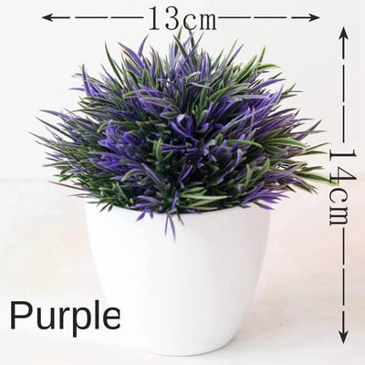 Plante artificiale Bonsai Arbore mic Iarbă Plante Ghiveci Accesorii pentru casă Decorare Flori pentru Decorare Grădină Petrecere de nuntă