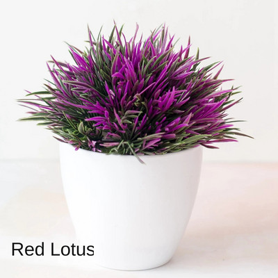 Plante artificiale Bonsai Arbore mic Iarbă Plante Ghiveci Accesorii pentru casă Decorare Flori pentru Decorare Grădină Petrecere de nuntă