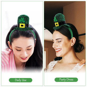 Κορδέλες για τα μαλλιά Cuckold Headbands στηρίγματα St Patrick\'s Day Hoops Saint Photo Miss