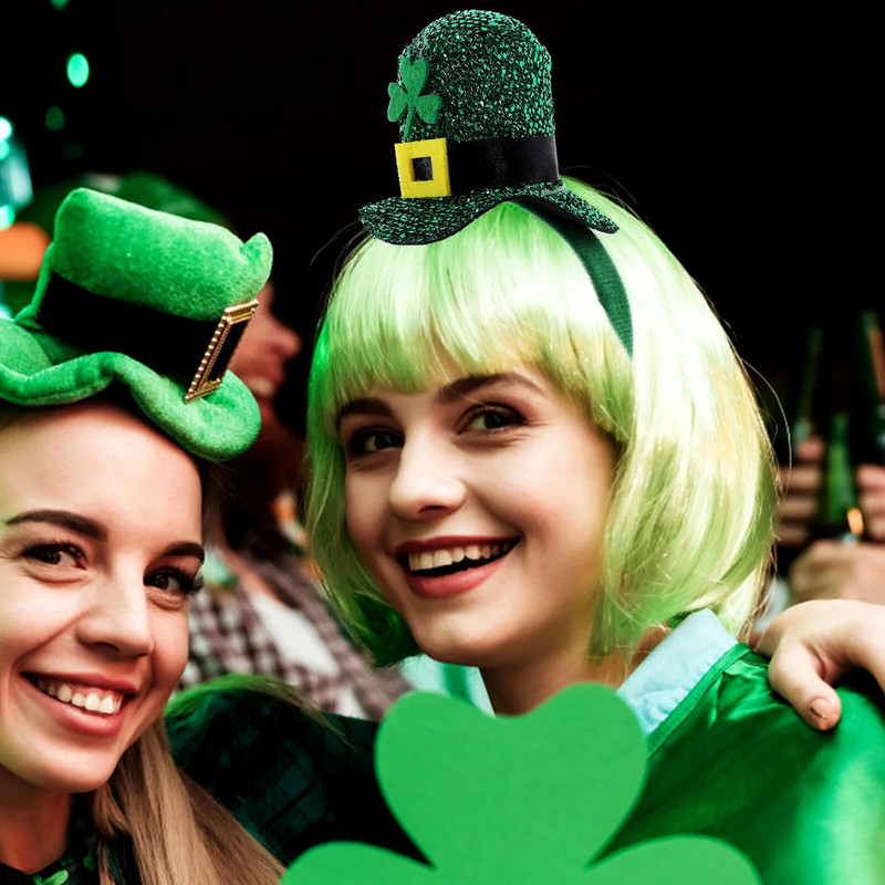Plaukų juostelės, apdangalai, galvos apdangalai Šv. Patriko Patriko dienos lankai Šv.