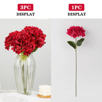 1 μπουκέτο Τεχνητό Μεταξωτό Παιωνία Λουλούδι Ορτανσία Γάμου Σπίτι Γενέθλια Πρωτοχρονιά Ημέρα του Αγίου Βαλεντίνου Floral διακόσμηση