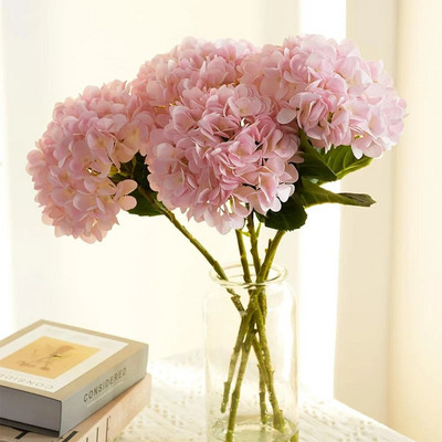 1 bouquet Artificial Silk Peony Hydrangea Flower Home Wedding Party Birthday New Year Valentines Day Floral Decor