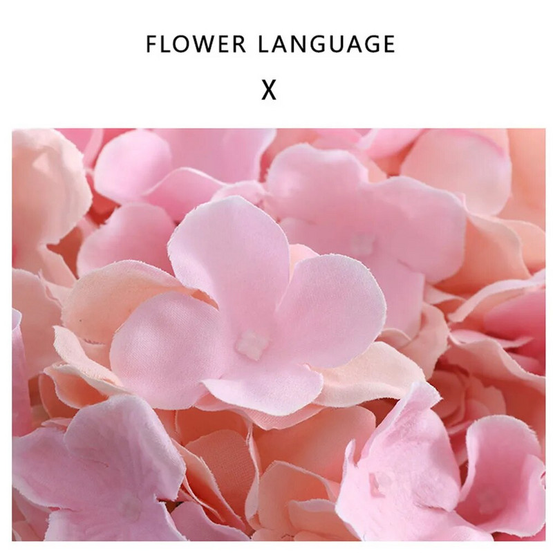 1 pušķis Mākslīgā zīda peonija hortenzijas ziedu mājas kāzu ballīte dzimšanas diena Jaunais gads Valentīna dienas ziedu dekors