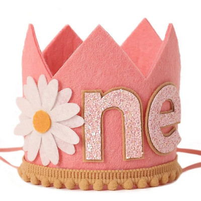 1 éves születésnapi sapka százszorszép koronás fejpánt sapkák felnőttek évfordulós sapkái fiú lány születésnapi baba zuhany party dekorációs sapka