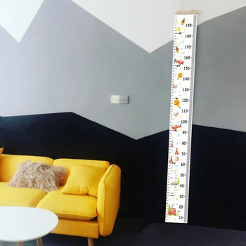 Πίνακες ανάπτυξης ύψους για παιδιά Χάρακας ύψους σκανδιναβικός καμβάς σε τοίχο για διακόσμηση Παιδικού Δωματίου Νηπιαγωγείου