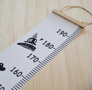 20*200cm Măsură înălțime agățat pe perete Bebeluș Copil Copii Tabel de creștere Măsurarea înălțimii Riglă Autocolant de perete pentru cameră, acasă, dormitor Decor