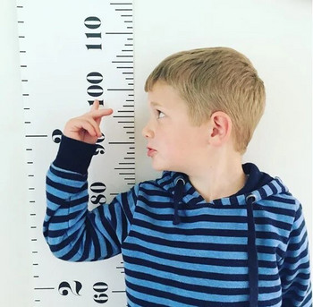 20*200cm Μέτρο Ύψους Κρεμαστά στον τοίχο μωρό Παιδικό Πίνακας ανάπτυξης Μετρητής ύψους Χάρακας Αυτοκόλλητο τοίχου για Διακόσμηση Σπίτι Κρεβατοκάμαρας Δωματίου