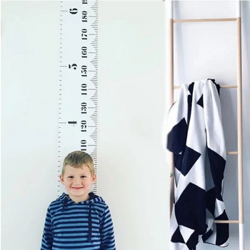 20*200 см мярка за височина Висяща на стена таблица за растеж на бебе, дете, деца Линийка за мярка на височина Стикер за стена за стая, домашен декор на спалня