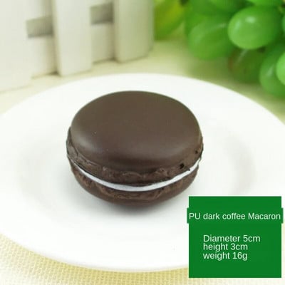 1 db szimuláció hamis Macaron kellékek ételmodell desszert dekoráció mesterséges torta asztal snack dekorok mesterséges sütemény lakberendezés