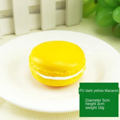 1 db szimuláció hamis Macaron kellékek ételmodell desszert dekoráció mesterséges torta asztal snack dekorok mesterséges sütemény lakberendezés