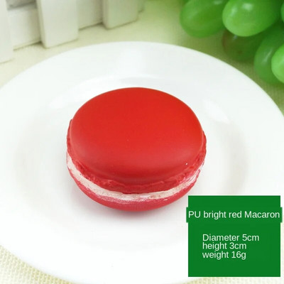 1 db szimuláció hamis Macaron kellékek ételmodell desszert dekoráció mesterséges torta asztal snack dekorok mesterséges sütemény lakberendezés