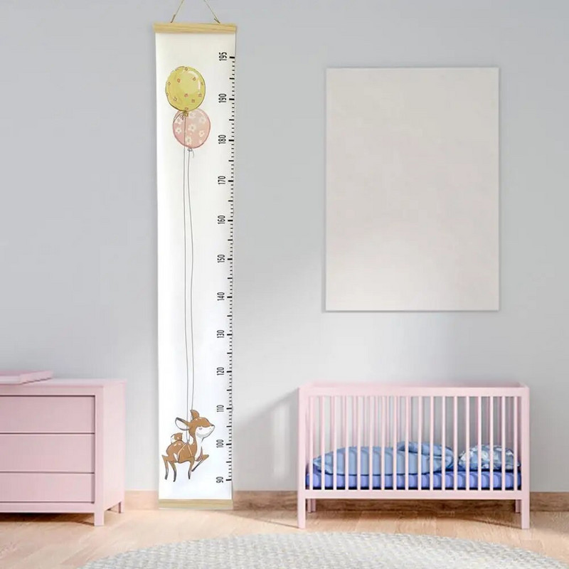 Nordijsko ravnalo za visinu bebe Izvrsno višekratno slatko mjerno ravnalo za spavaću sobu