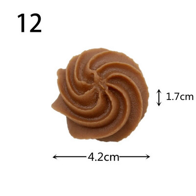 Mesterséges sütik Modell Hamis sütemény Desszert fotózás Hamis cukorka fotó kellékek szimuláció játék otthon ünnepi parti dekoráció