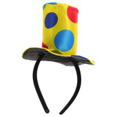 Jester Hat Κλόουν Καπέλο Headband Jester Headband Headband καπέλο κλόουν για Circus Costume Props Carnival Cosplay Στολή Funny Clown