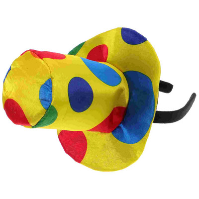 Jester Hat Κλόουν Καπέλο Headband Jester Headband Headband καπέλο κλόουν για Circus Costume Props Carnival Cosplay Στολή Funny Clown