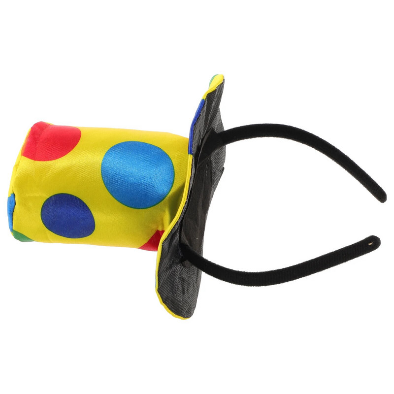 Juokingas kepurės klouno skrybėlės galvos apdangalas Juokingas galvos apdangalas klouno skrybėlės galvos apdangalas cirko kostiumų rekvizitų karnavalinio cosplay kostiumo juokingas klounas